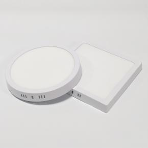 led panel light surface round and square