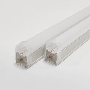 transparent end cap T5 plastic tube light 18W 4ft